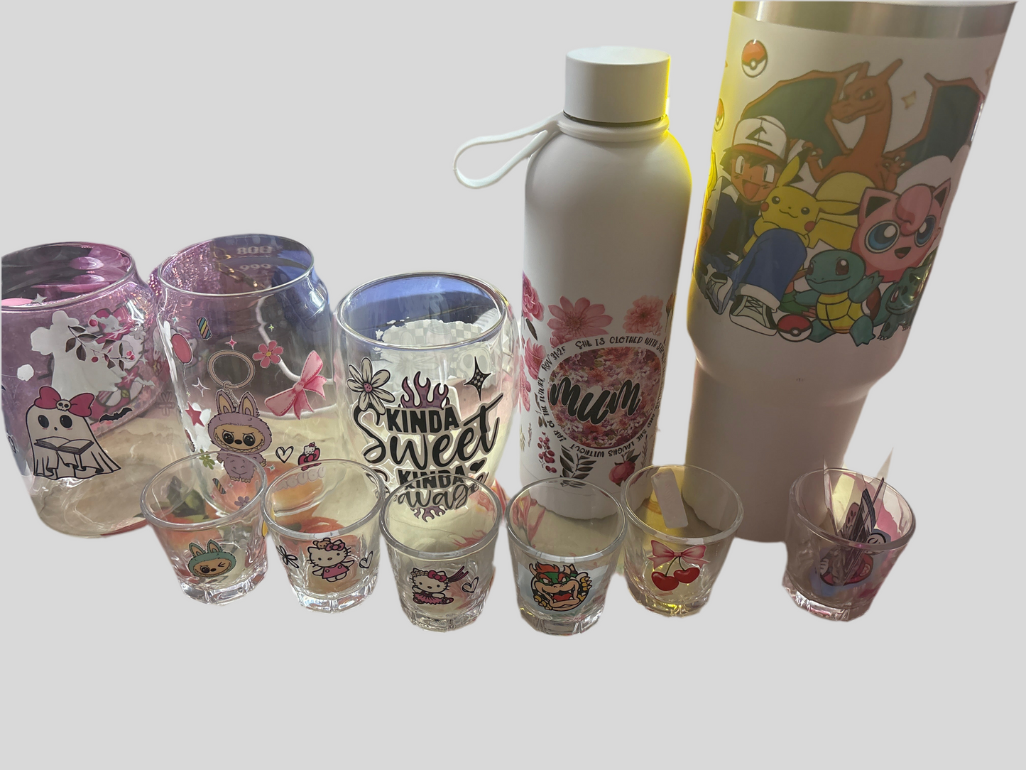 Verres personnalisés