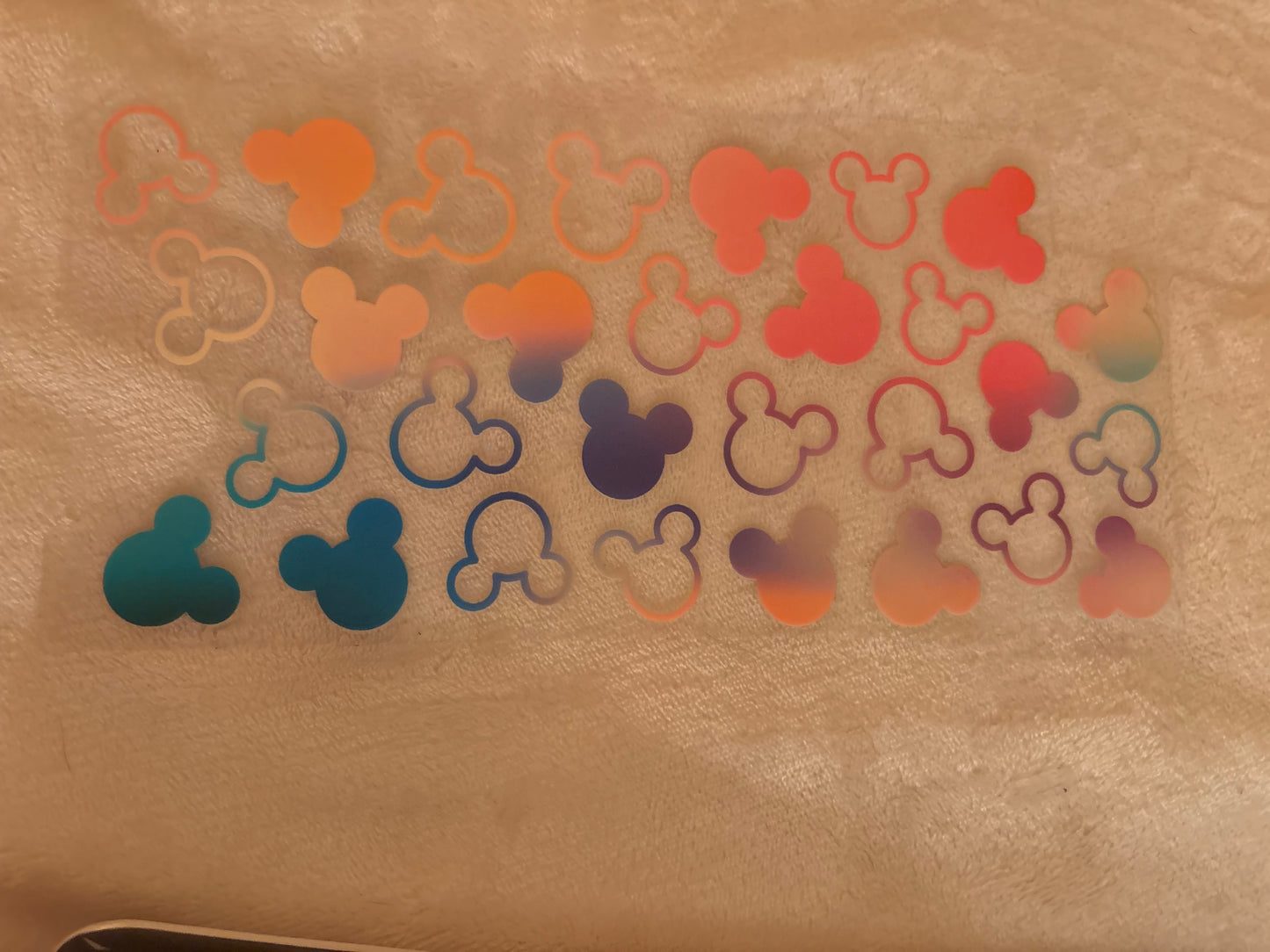 *Impressions sur verre en vitre