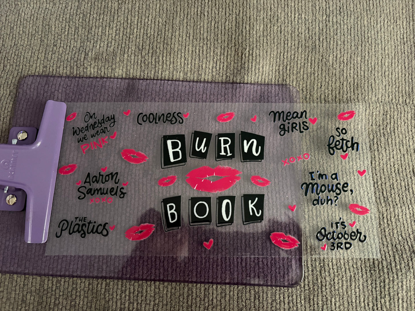 *Impressions sur verre en vitre