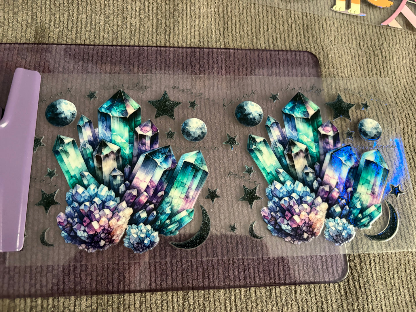 *Impressions sur verre en vitre