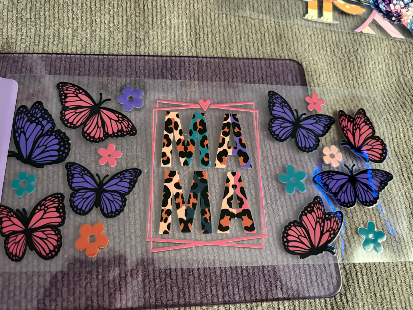 *Impressions sur verre en vitre