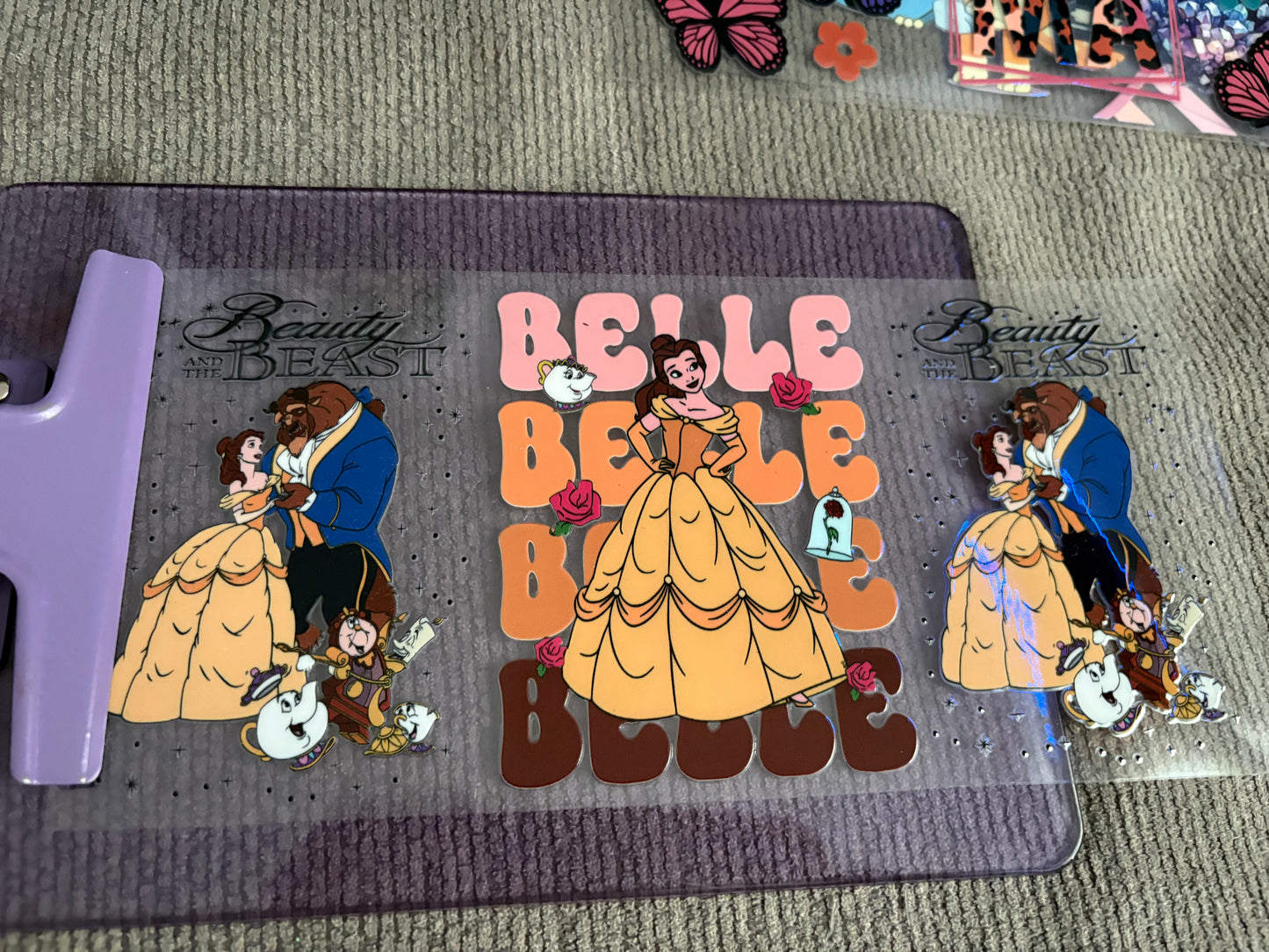 *Impressions sur verre en vitre